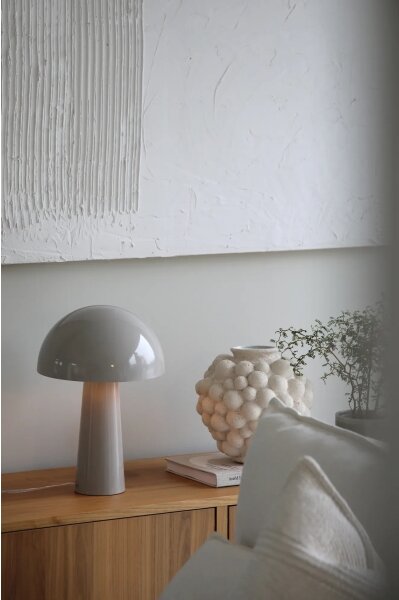 Markslöjd 108993 - Stolní lampa MANTAR 1xE14/40W/230V šedá