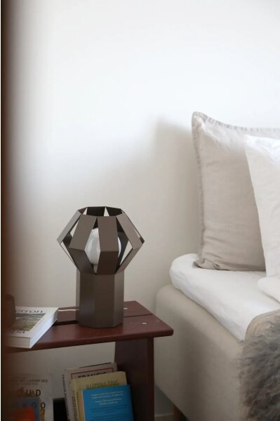 Markslöjd 109148 - Stolní lampa OCTA 1xE27/60W/230V hnědá