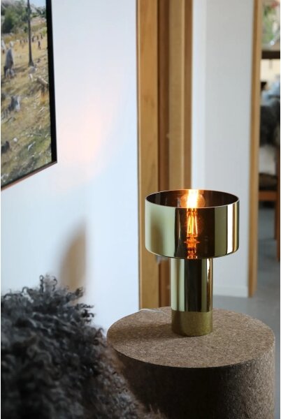 Markslöjd 109145 - Stolní lampa CORIN 1xE27/60W/230V zlatá