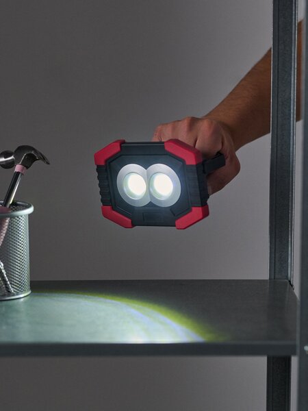 Sinsay - Přenosná pracovní LED lampa s rukojetí - černá
