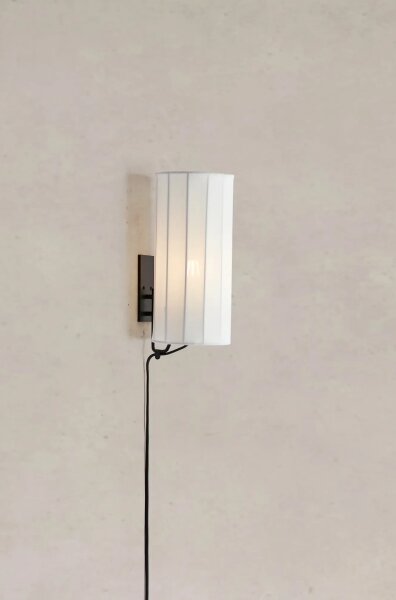 Markslöjd 108960 - Nástěnná lampa HIKARI 1xE27/60W/230V bílá/černá