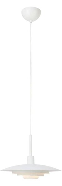 Markslöjd 108874 - Lustr na lanku PINY 1xE27/60W/230V pr. 35 cm bílá