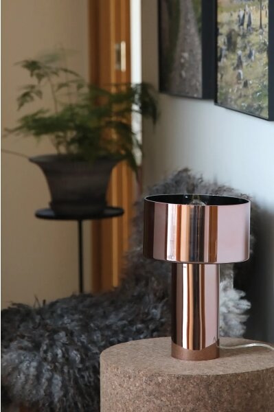 Markslöjd 109146 - Stolní lampa CORIN 1xE27/60W/230V rose gold