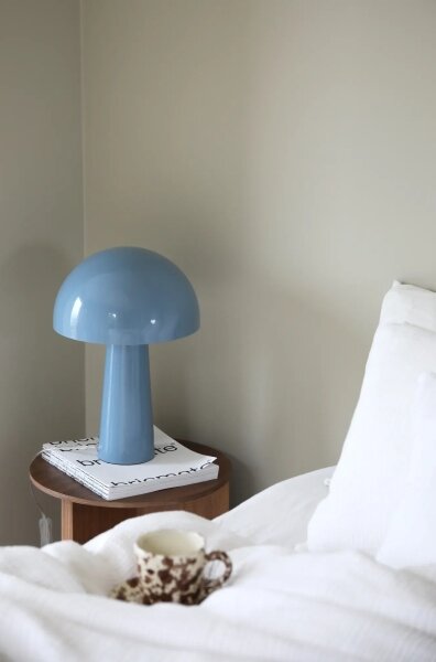 Markslöjd 108994 - Stolní lampa MANTAR 1xE14/40W/230V modrá