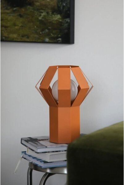 Markslöjd 109149 - Stolní lampa OCTA 1xE27/60W/230V oranžová
