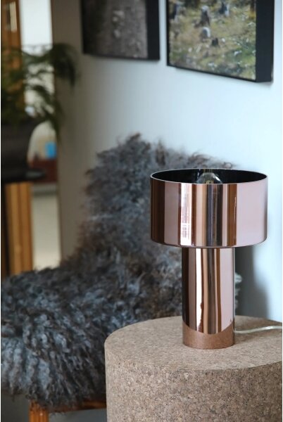 Markslöjd 109146 - Stolní lampa CORIN 1xE27/60W/230V rose gold