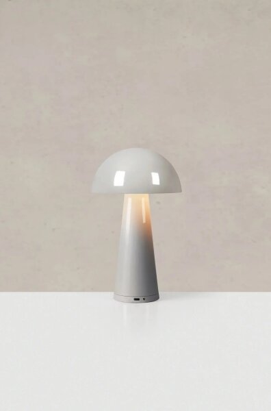 Markslöjd 108950 - LED Stm. nabíjecí lampa FUNGI LED/1,5W/2000 mAh IP44 šedá