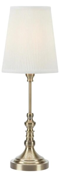 Markslöjd 108970 - Stolní lampa NOBLE 1xE14/40W/230V 66 cm bílá/mosaz