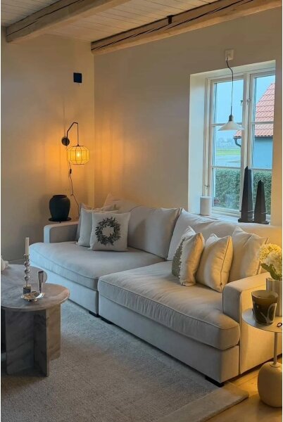 Markslöjd 108957 - Nástěnná lampa ASUKA 1xE27/60W/230V len/černá