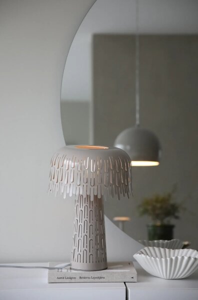Markslöjd 109005 - Stolní lampa VERBERA 1xE14/40W/230V šedá