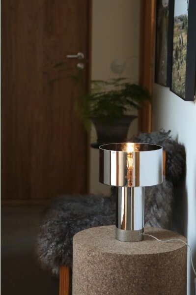 Markslöjd 109144 - Stolní lampa CORIN 1xE27/60W/230V lesklý chrom