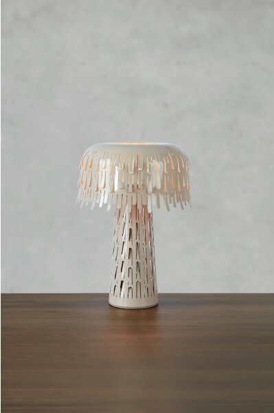 Markslöjd 109005 - Stolní lampa VERBERA 1xE14/40W/230V šedá