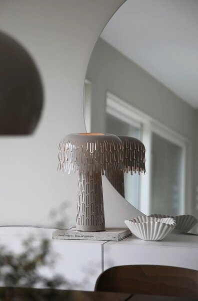 Markslöjd 109005 - Stolní lampa VERBERA 1xE14/40W/230V šedá