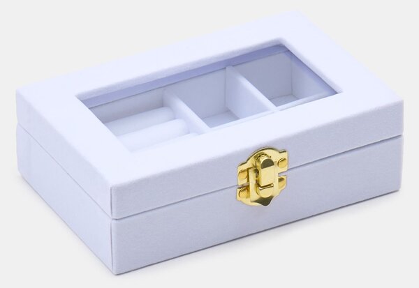 Sinsay - Šperkovnice s přihrádkami a zrcadlem - bílá
