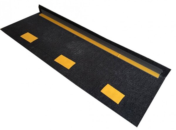 Vopi Nášlapy na schody Quick step antracit obdélník, samolepící - 24x65 obdélník (rozměr včetně ohybu)