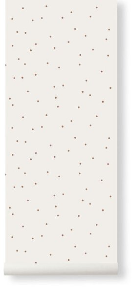 Ferm Living Tapeta Dot, off-white