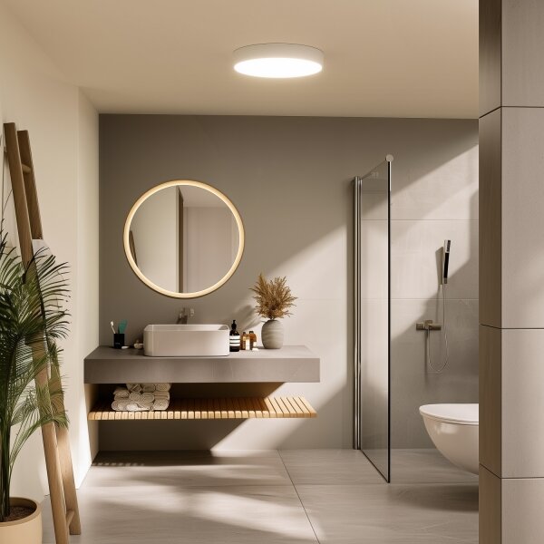 Brilagi - LED Koupelnové stropní svítidlo POOL LED/36W/230V pr. 40 cm IP54 bílá