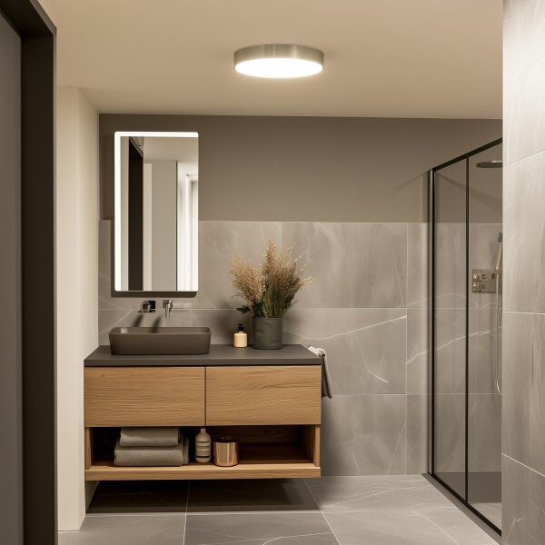 Brilagi - LED Koupelnové stropní svítidlo POOL LED/36W/230V pr. 40 cm IP54 chrom