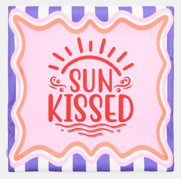 Sinsay - Dekorativní polštář s nápisem Sun Kissed - pastelová růžová
