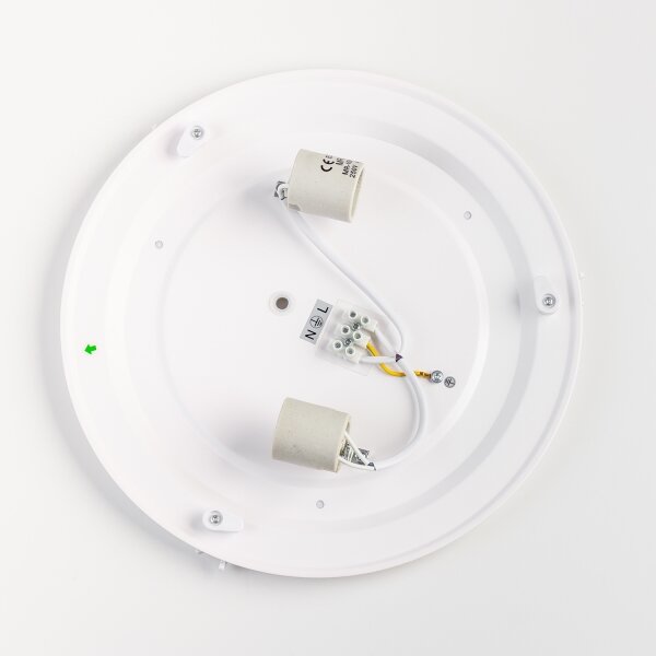 Brilagi - Koupelnové stropní svítidlo POOL 2xE27/15W/230V pr. 30 cm IP54 bílá