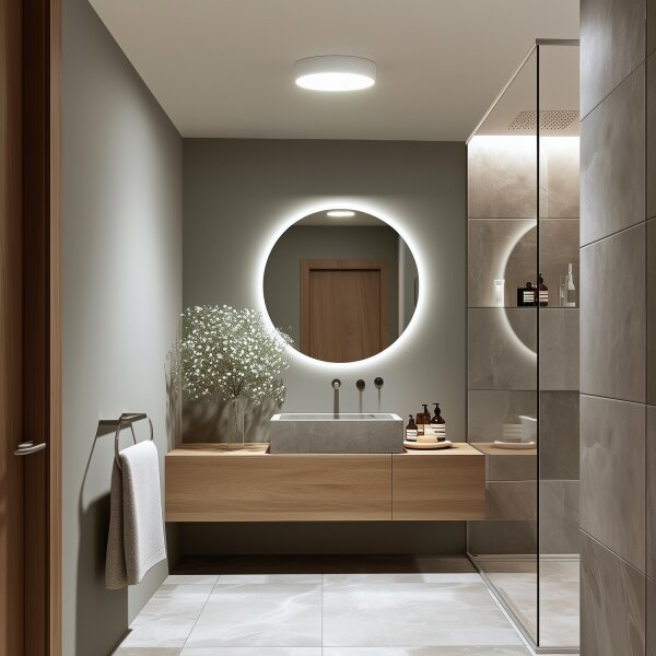 Brilagi - LED Koupelnové stropní svítidlo POOL LED/24W/230V pr. 30 cm IP54 bílá