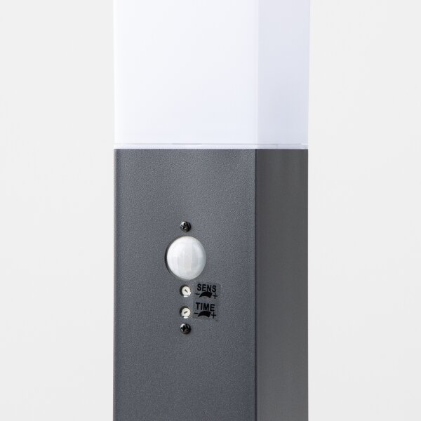 Brilagi - Venkovní lampa se senzorem NOVA 1xE27/15W/230V 40 cm IP44 antracit