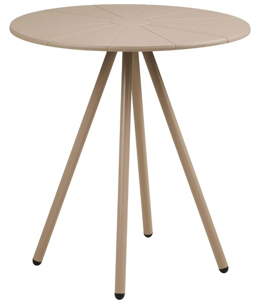 Nordic Living Béžový plastový zahradní bistro stůl Letta ø 70cm