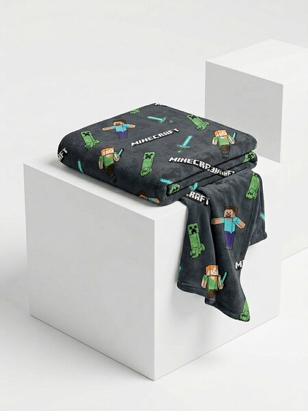 Sinsay - Deka Minecraft - šedá