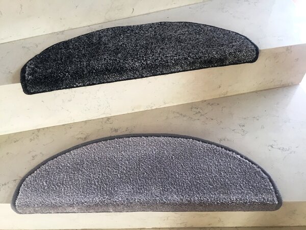Vopi Nášlapy na schody Apollo Soft béžový půlkruh - 24x65 půlkruh (rozměr včetně ohybu)