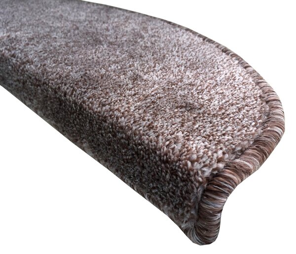 Vopi Nášlapy na schody Apollo Soft béžový půlkruh - 24x65 půlkruh (rozměr včetně ohybu)