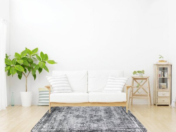 Berfin Dywany, Kusový koberec Elite 4356 Grey, 140x190, šedá, obývací pokoj