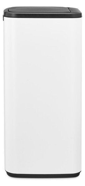 Bílý dotykový ocelový odpadkový koš 30 l Bo Touch – Brabantia