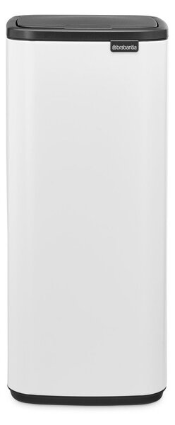Bílý dotykový ocelový odpadkový koš 30 l Bo Touch – Brabantia