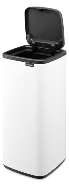 Bílý dotykový ocelový odpadkový koš 30 l Bo Touch – Brabantia
