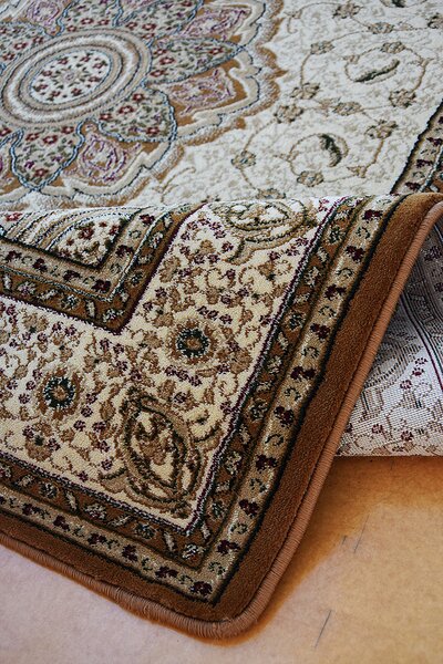Berfin Dywany, Kusový koberec Anatolia 5328 K (Cream), 150x230, hnědá, kancelář