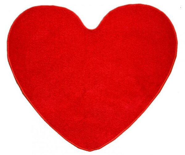 Vopi koberce Kusový koberec Eton Srdce červený - 100x120 srdce cm
