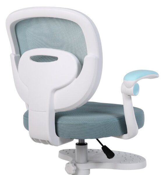 Dětská otočná židle Neoseat JUNI 008 s podnoží — látka, modrá