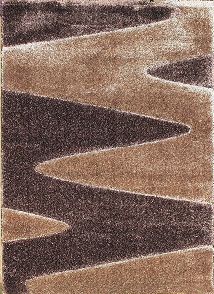 Berfin Dywany Kusový koberec Seher 3D 2652 Brown Beige ROZMĚR: 120x180