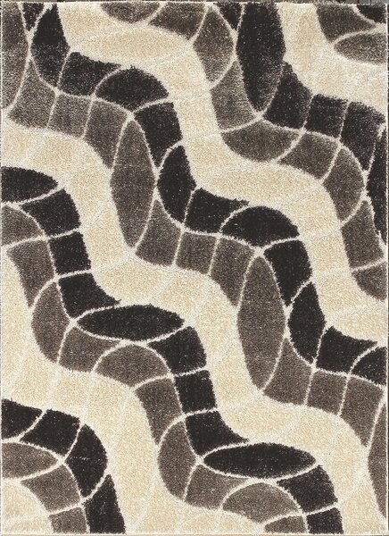 Berfin Dywany Kusový koberec Seher 3D 2616 Brown Beige ROZMĚR: 120x180