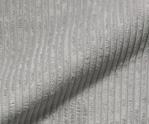 DELIFE Boxspring postel Dream-Well manšestr stříbrně šedá 200x200 cm Bonell-matrace PU-topper