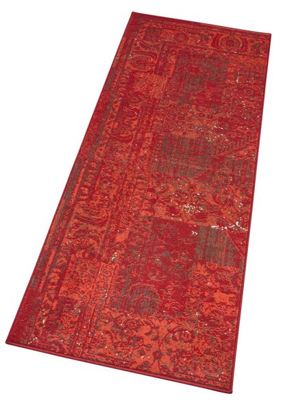 Hanse Home, Kusový koberec Celebration 103467 Plume Red, 80x150, červená, chodba / předsíň