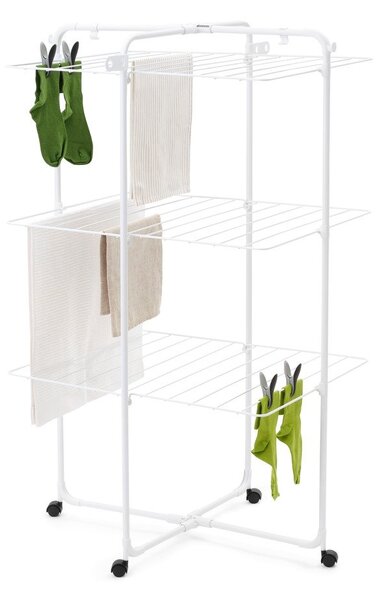 Bílý sušák na prádlo 23 m HangOn Tower – Brabantia