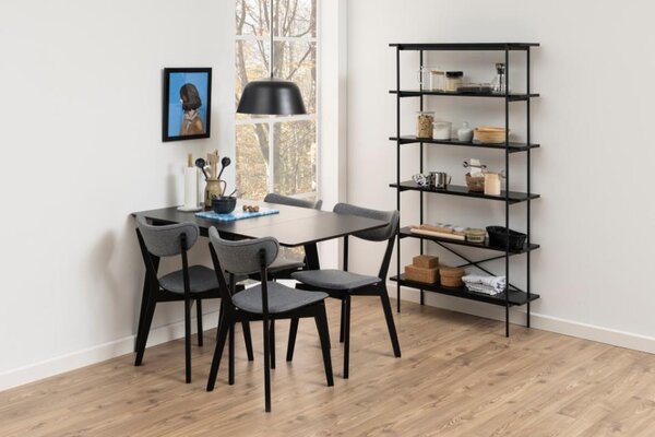Actona Jídelní rozkládací stůl Roxby 80/120 cm černý