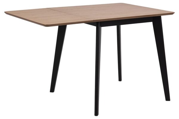 Actona Jídelní rozkládací stůl Roxby 80/120 cm dub riviéra/černý