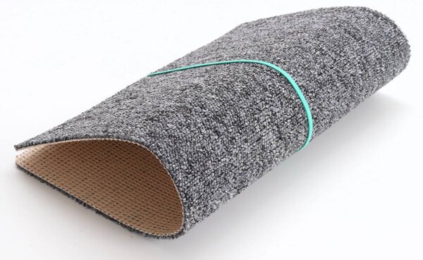 Condor Carpets, Metrážový koberec Extreme 76, zátěžový, na míru, šíře 4m,5m, šedá, ab (mřížka), chodba / předsíň