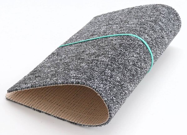 Condor Carpets, Metrážový koberec Extreme 77, zátěžový, na míru, šíře 4m,5m, šedá, ab (mřížka), chodba / předsíň