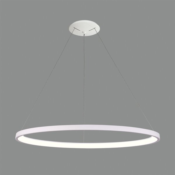 ACB Iluminacion Závěsné LED svítidlo GRACE, 89W, Ø 98 cm, CRI90, CCT switch 2700-4000K Barva: Černá, Stmívání a řízení: ON/OFF