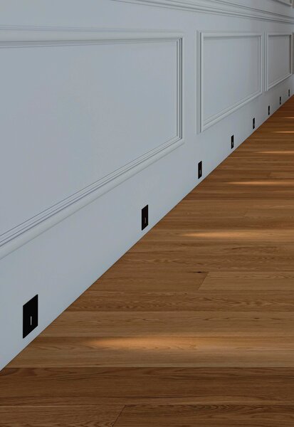 ACB Iluminacion Zapuštěné nástěnné svítidlo SIGN Line, 1,5W, 86x86 mm, CRI90, CCT switch 2700-4000K Barva: Černá