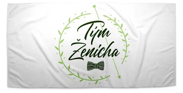 Sablio Ručník Tým ženicha motýlek - 30x50 cm