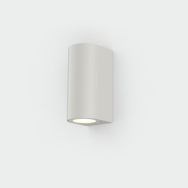 ACB Iluminacion Venkovní nástěnné LED svítidlo NEXO, 2x4W, v. 13 cm, CRI90, CCT switch 2700-3000K, IP65 Barva: Bílá